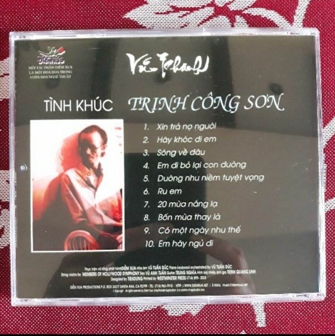 Bộ 3 cd Vũ Khanh phono