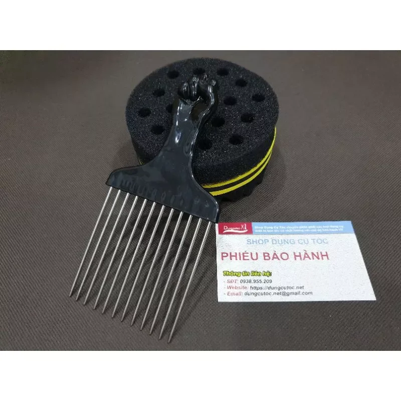 Lược Premlock Chải Bới Tóc Xoăn, Mút Đánh Phồng Tóc Premlock, Dụng Cụ Tạo Kiểu Tóc Châu Phi.
