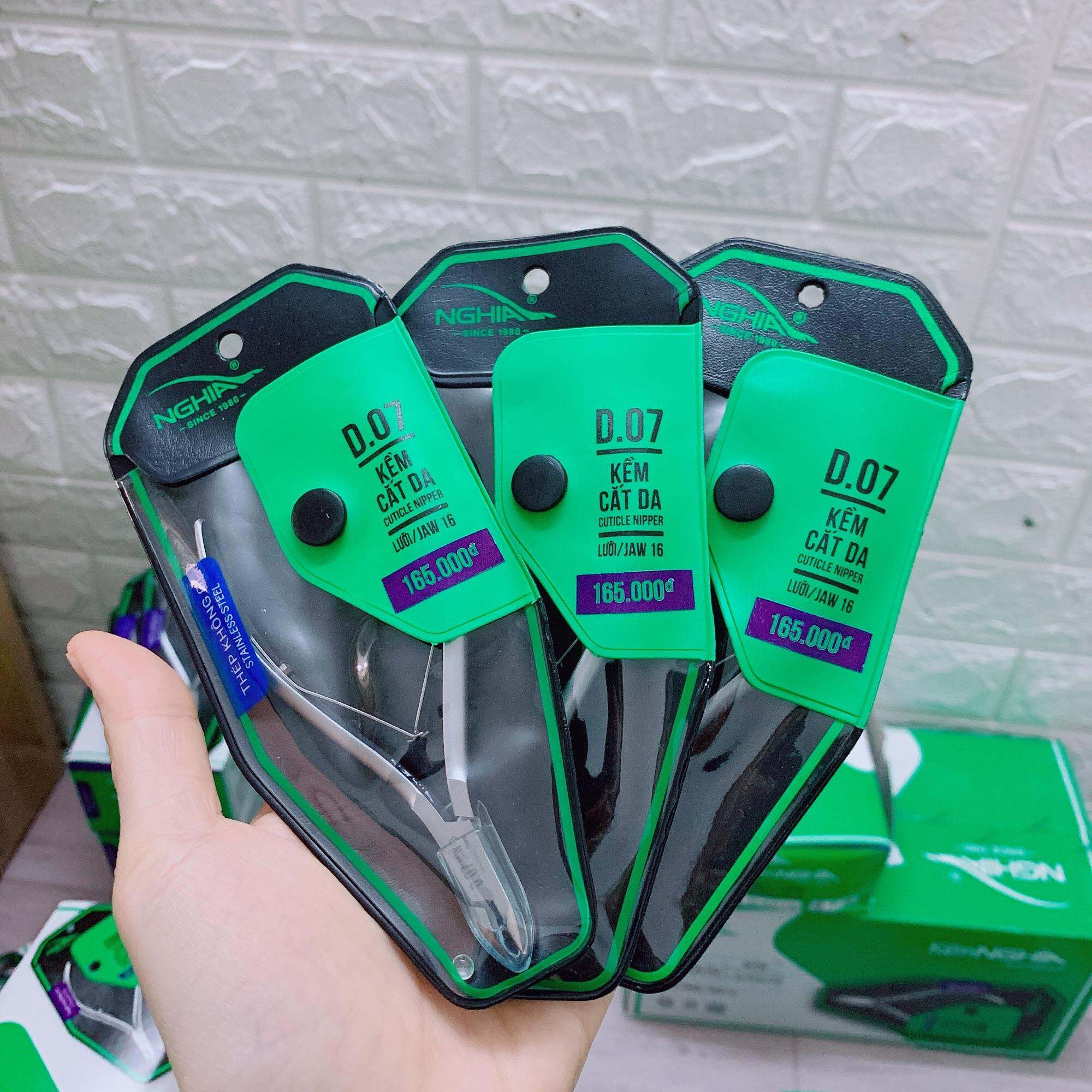 Kềm Nghĩa Kềm cắt da inox D07 (LanChiNail)