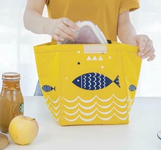 Túi xách cá đựng hộp cơm đa năng giữ nhiệt