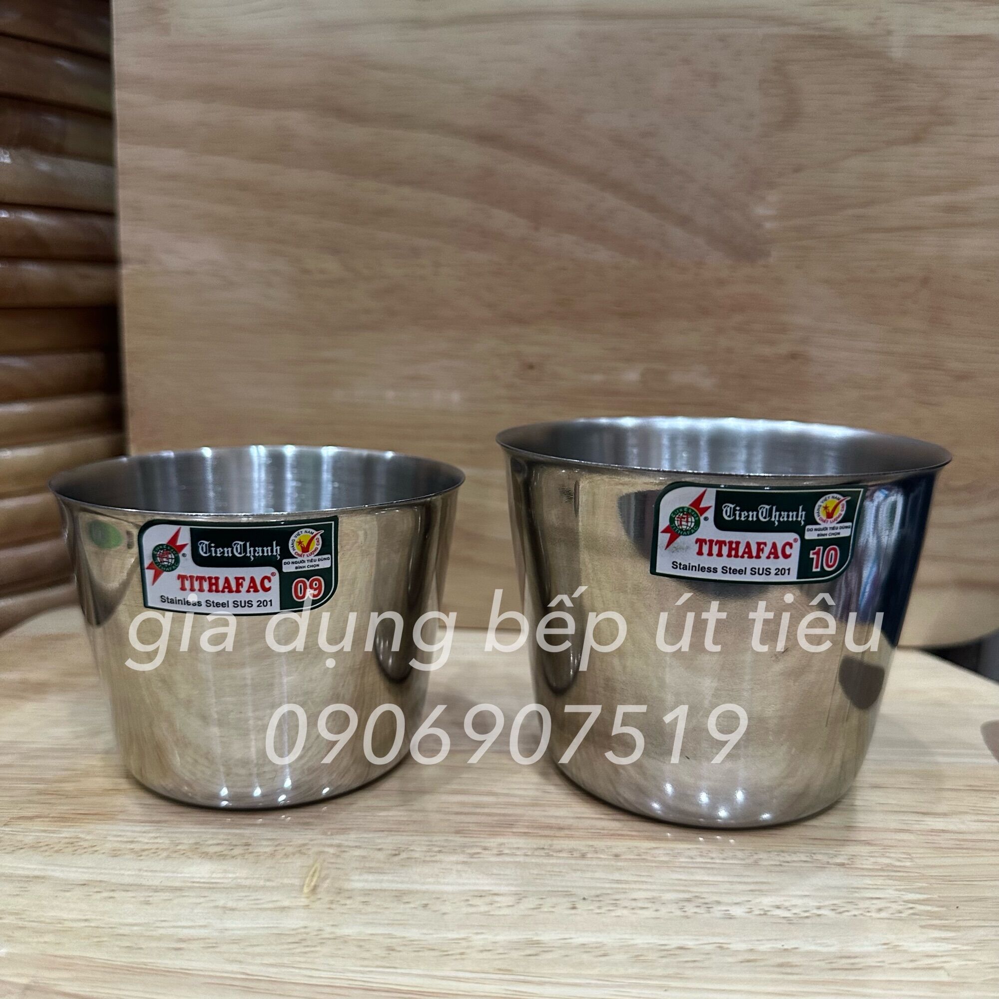 ly làm đá inox nhiều size 7cm,8cm,9cm,10cm