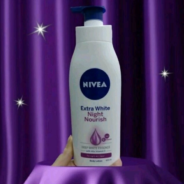 Sữa dưỡng thể trắng da nivea ban đêm 350ml
