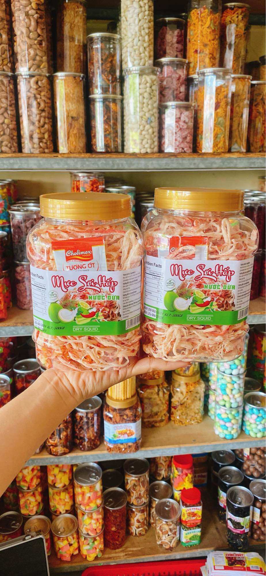 Mực hấp nước dừa 300g