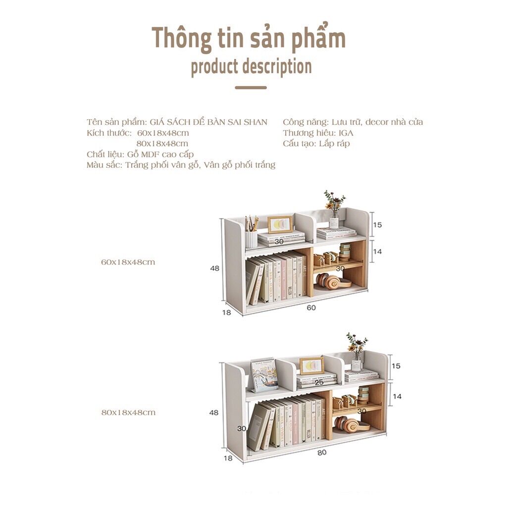 Kệ Sách Để Bàn Làm Việc GP157