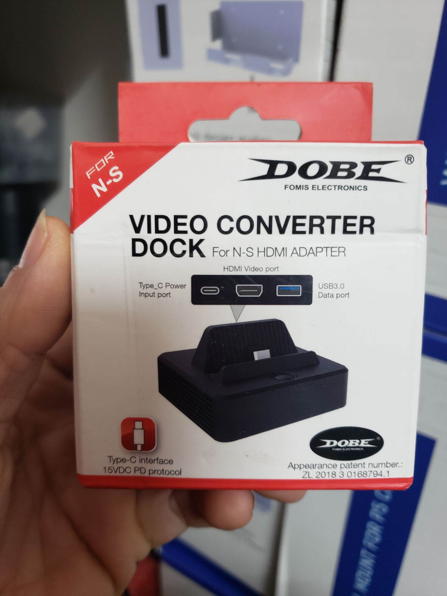 Dock xuất hình nintendo switch Oled v1 v2 video output dock hãng Dobe Nintendo Switch