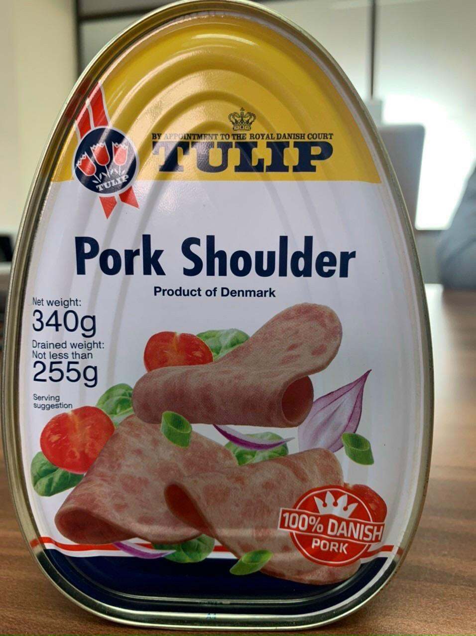 Thịt heo hộp Tulip Picnic 340 ( Thịt Vai Heo) - Nhập Khẩu Đan Mạch
