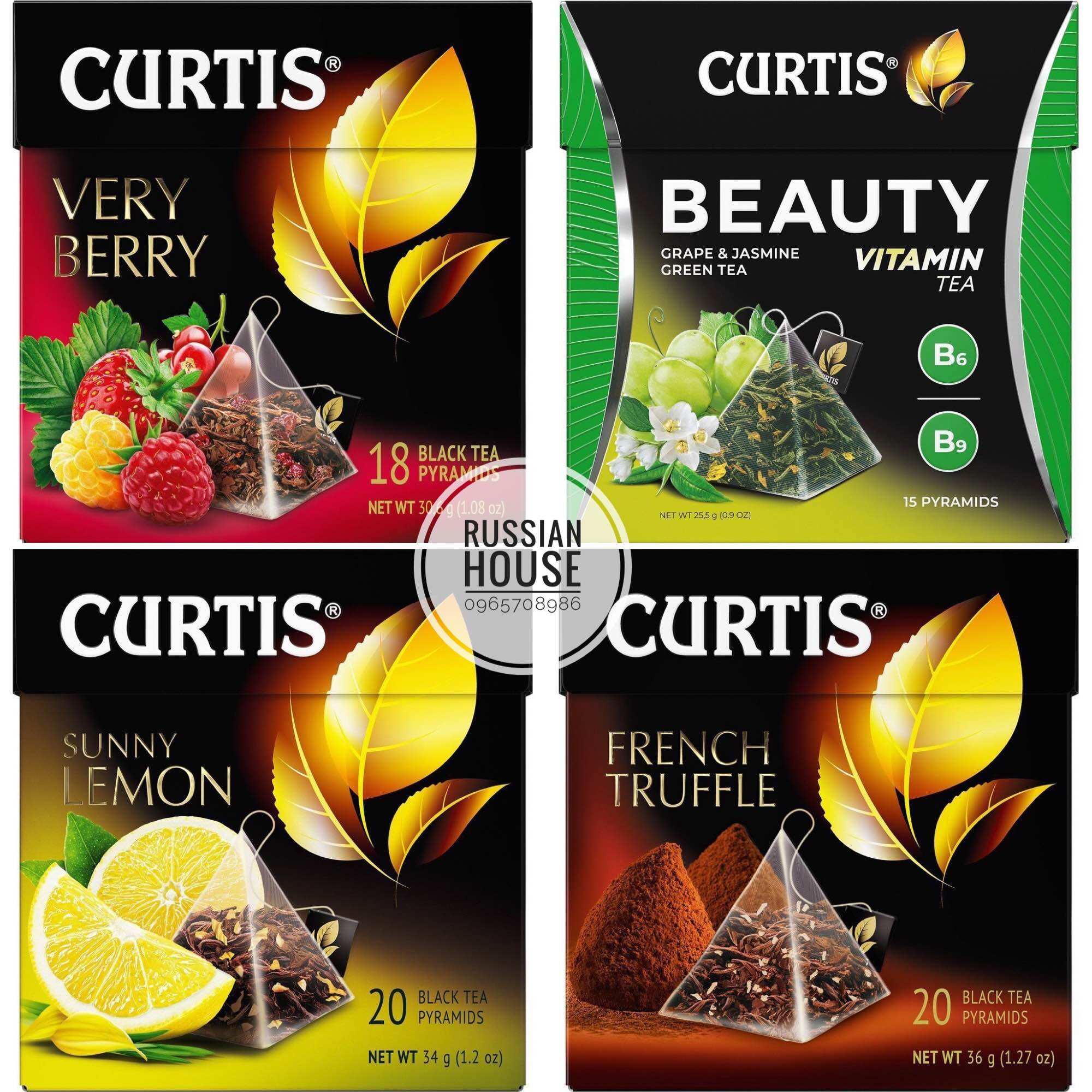 Bộ Sưu Tập Trà Curtis – Hương Vị Tự Nhiên, Tươi Mát Mỗi Ngày( giao mầu ngẫu nhiên)
