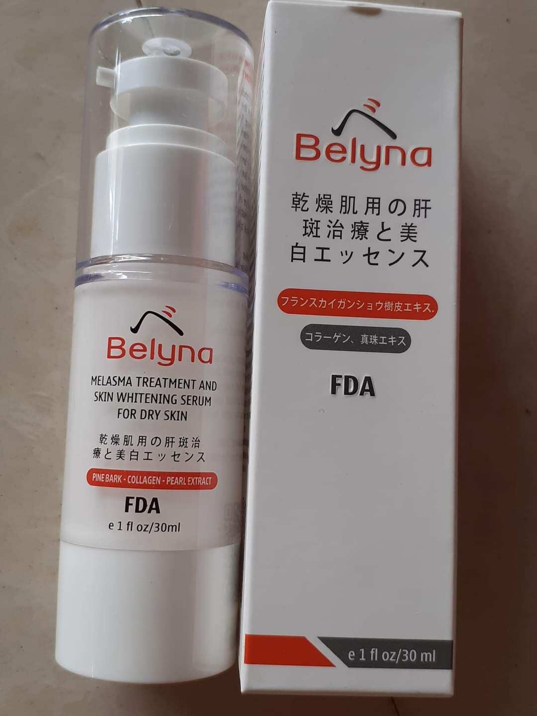 Serum belyna nám sạm tàn nhang cho da khô 30ml