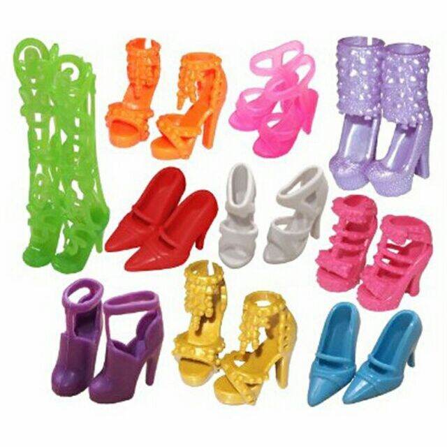 [HCM]Combo 5 đôi giày (xịn) cho búp bê BB hoặc búp bê 30cm