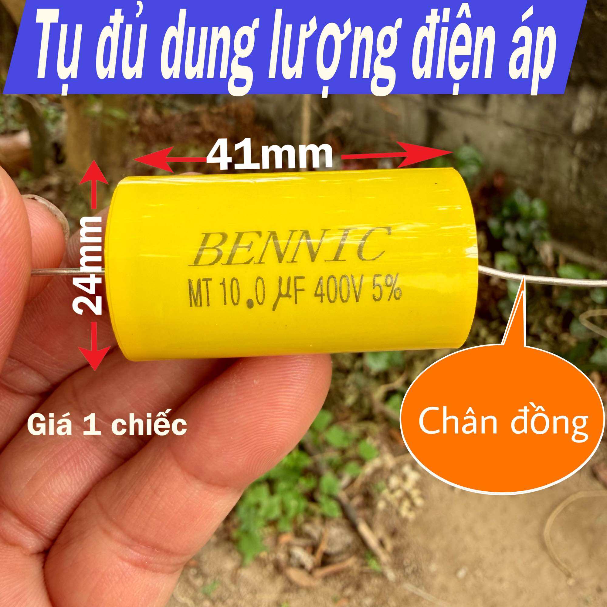 Tụ 10uf bennic