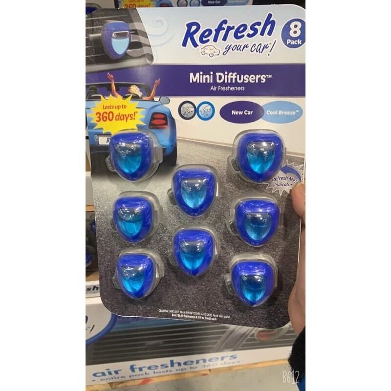 Set nước hoa để xe hơi Refresh