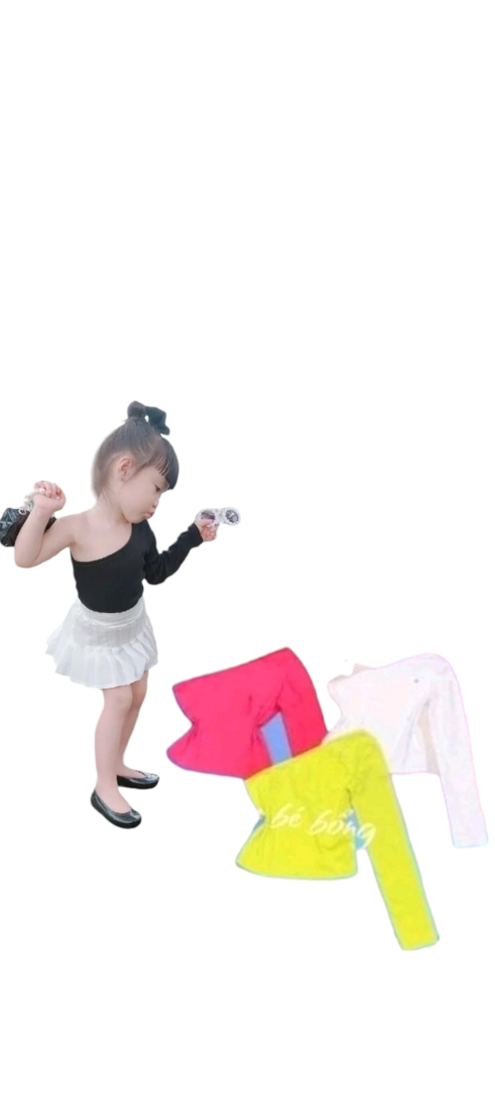 Áo kiểu xinh cho bé đủ màu