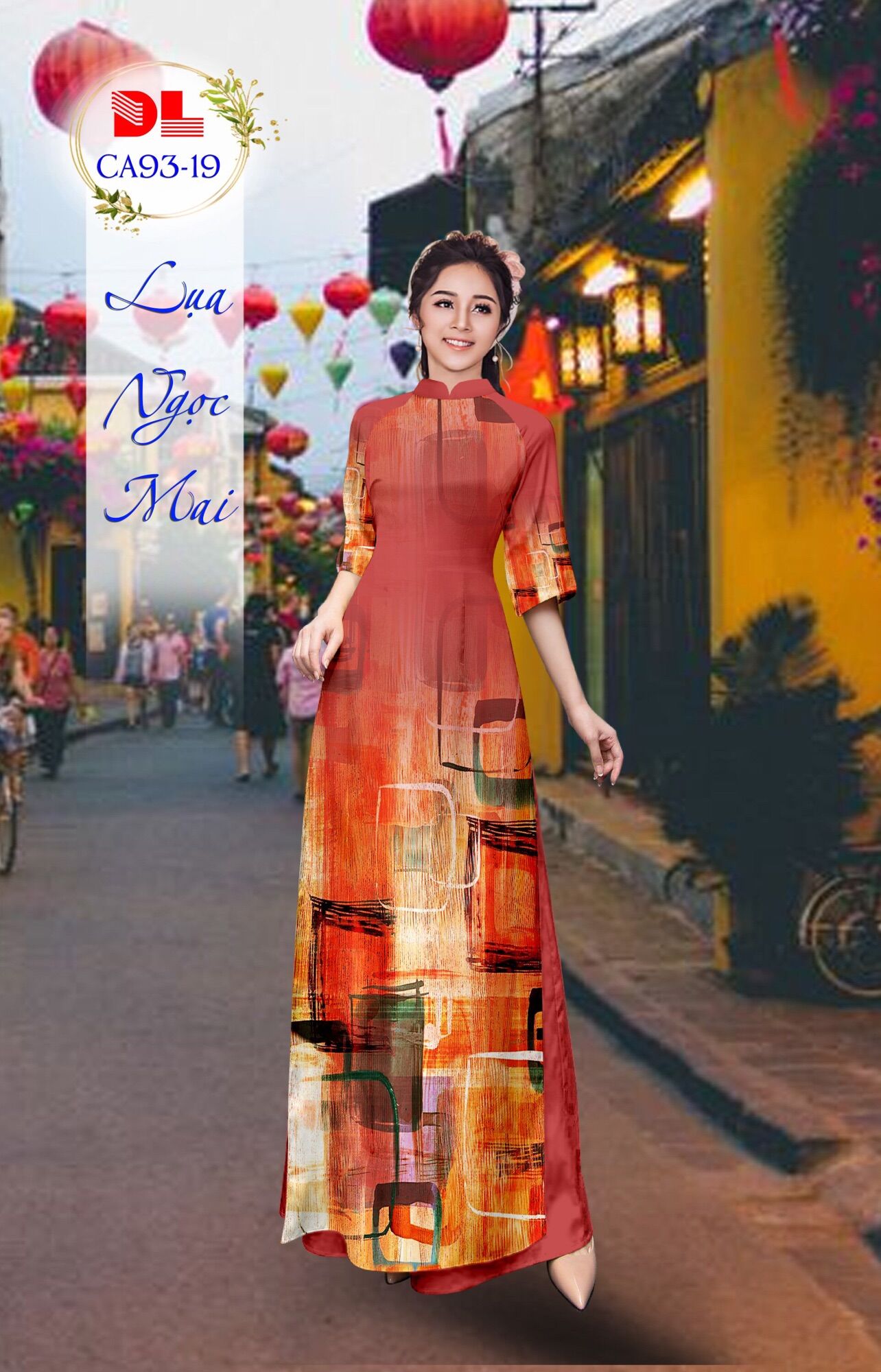 Vải áo dài lập thể