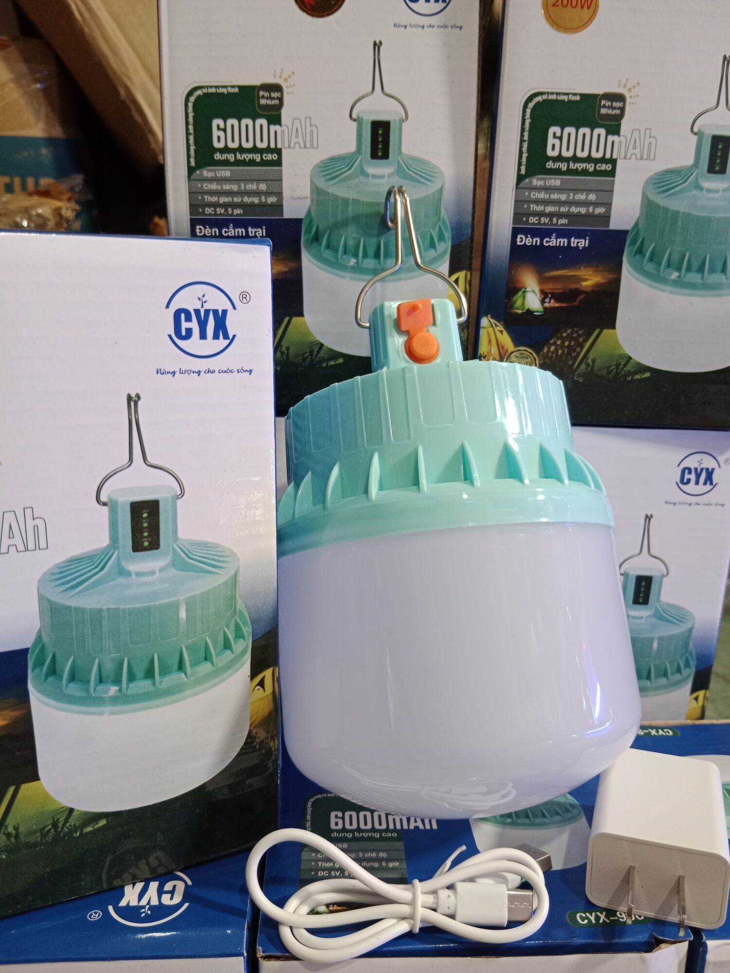 Bóng đèn sạc tích điện 60W [3 chế độ]