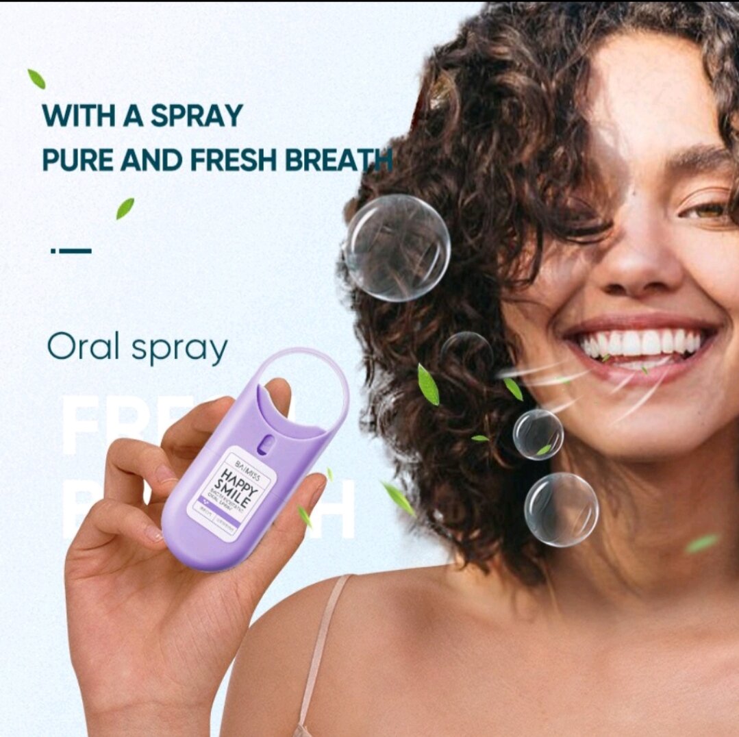 Chai xịt thơm miệng BAIMISS 10ML giúp thơm miệng, ngừa vôi răng
