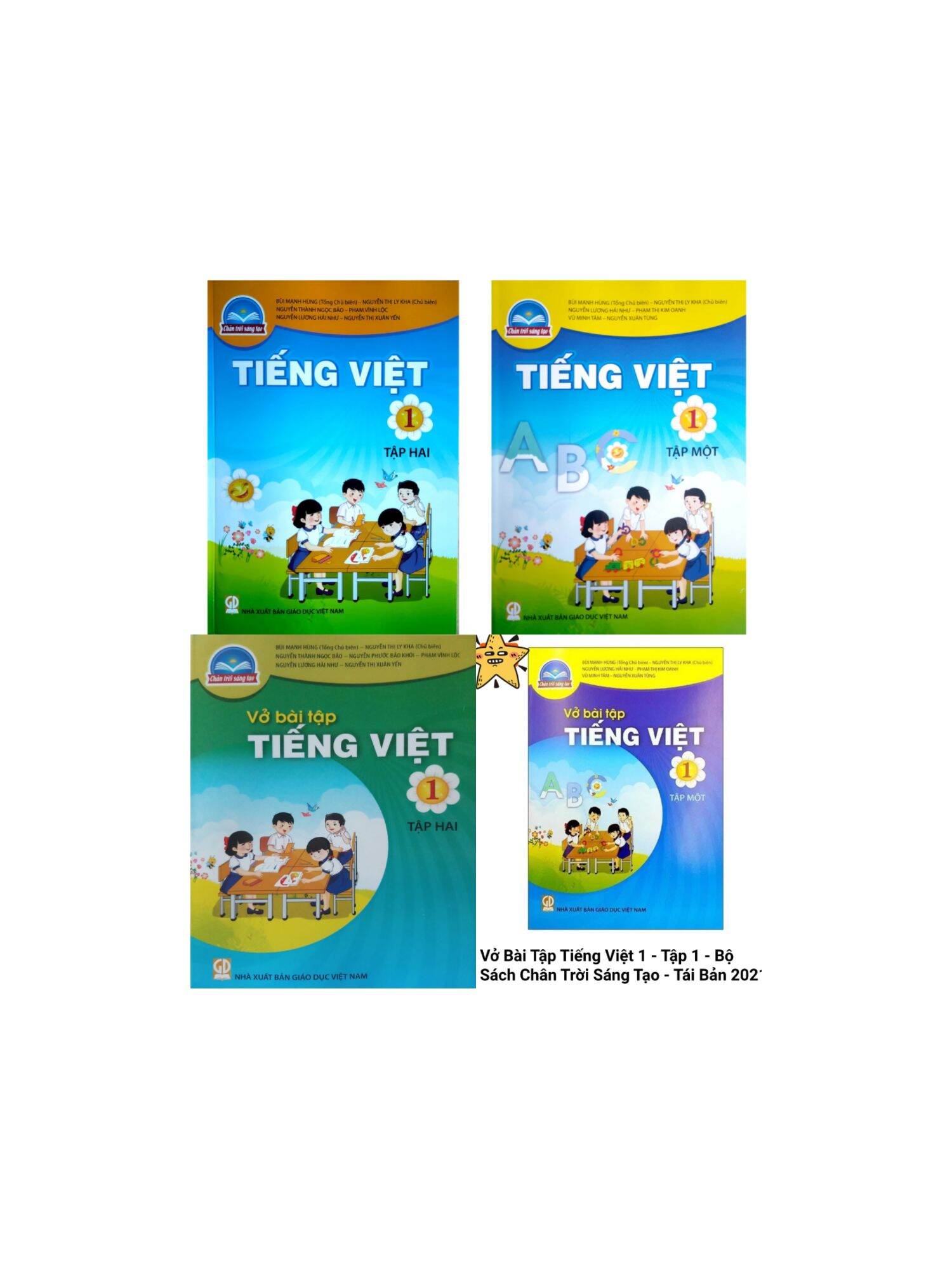 Toys, Bộ tiếng việt, bài tập tập 1, tập 2