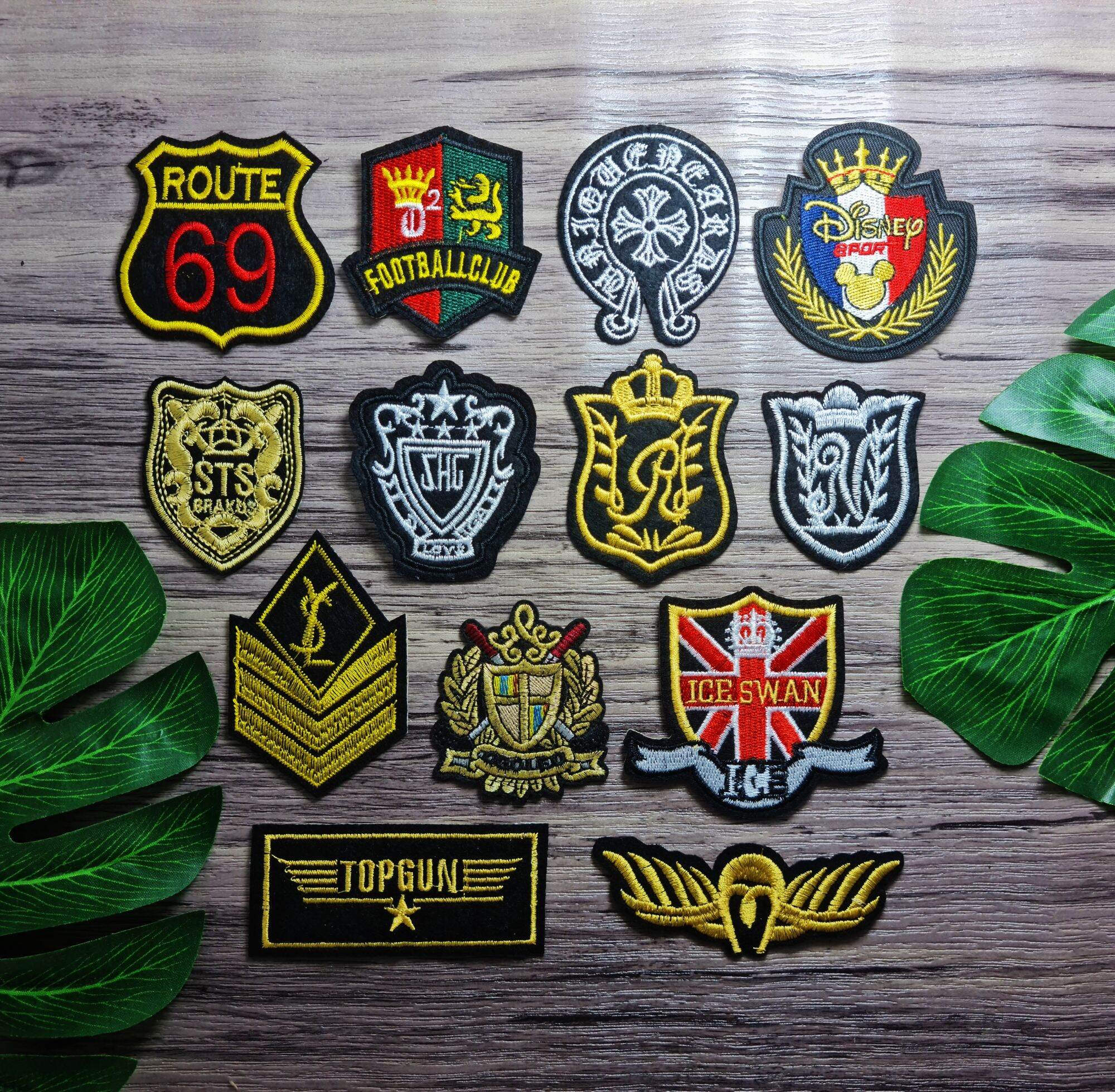 Sticker Thêu Ủi Hình Huy Hiệu Các Loại MS6664E