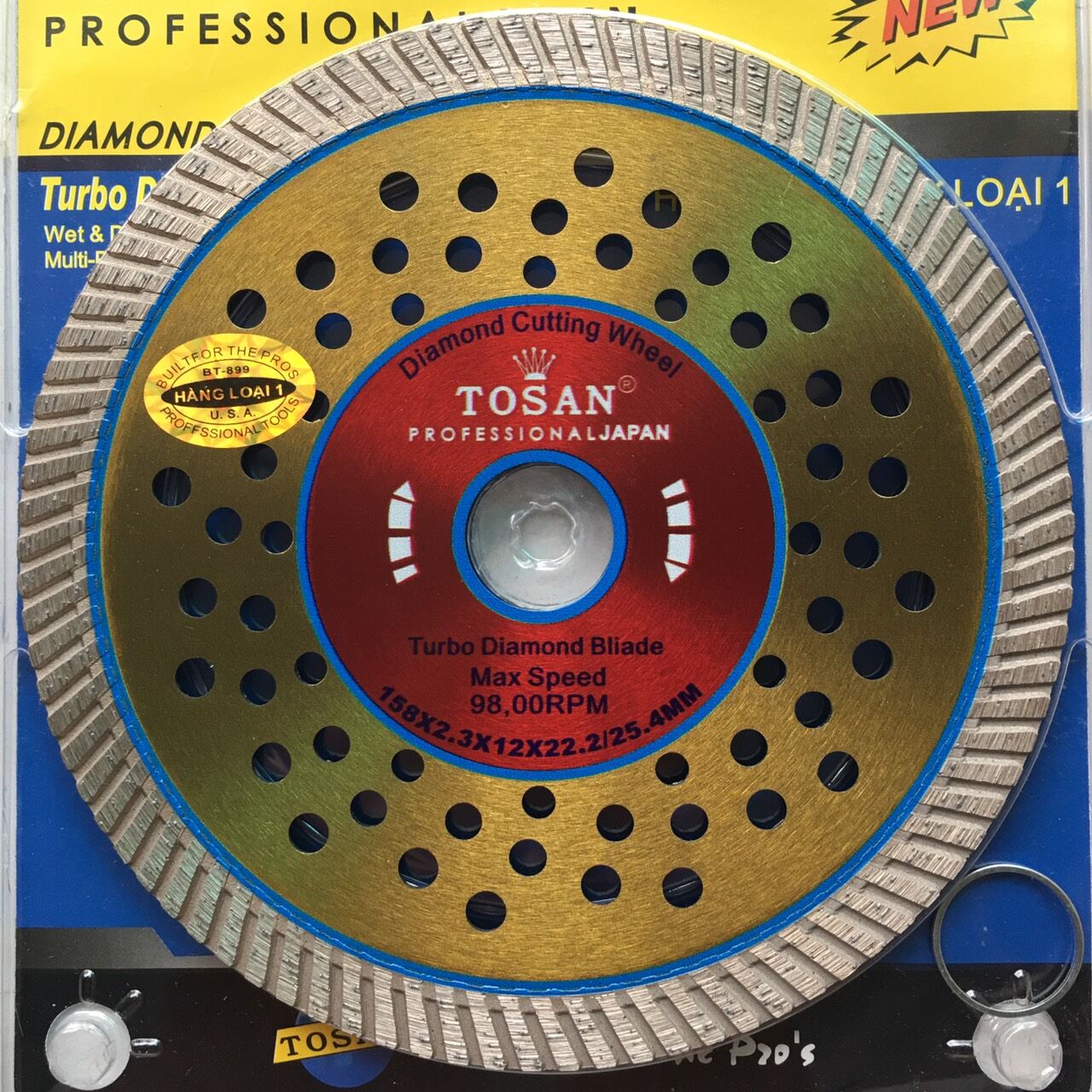 Lưỡi cắt gạch đa năng 150mm 155mm TOSAN. lưỡi cắt đá hoa cương 150mm 155mm đa năng. lưỡi cắt bê tông 1 tấc rưỡi đa năng gắn máy mài. lưỡi cắt đá 150mm 155mm tosan đa năng. luoi cat gach 150mm 155mm