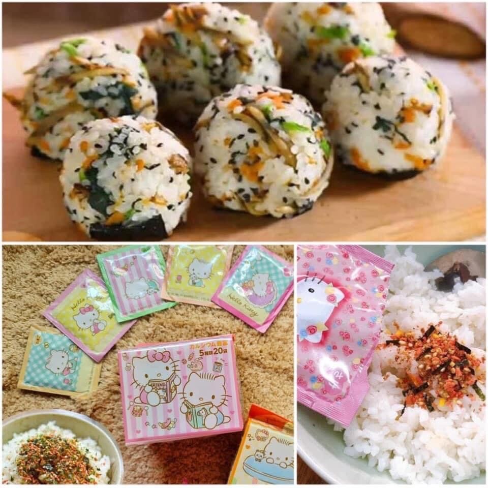 Gia vị rắc cơm Hello Kitty Nhật Bản