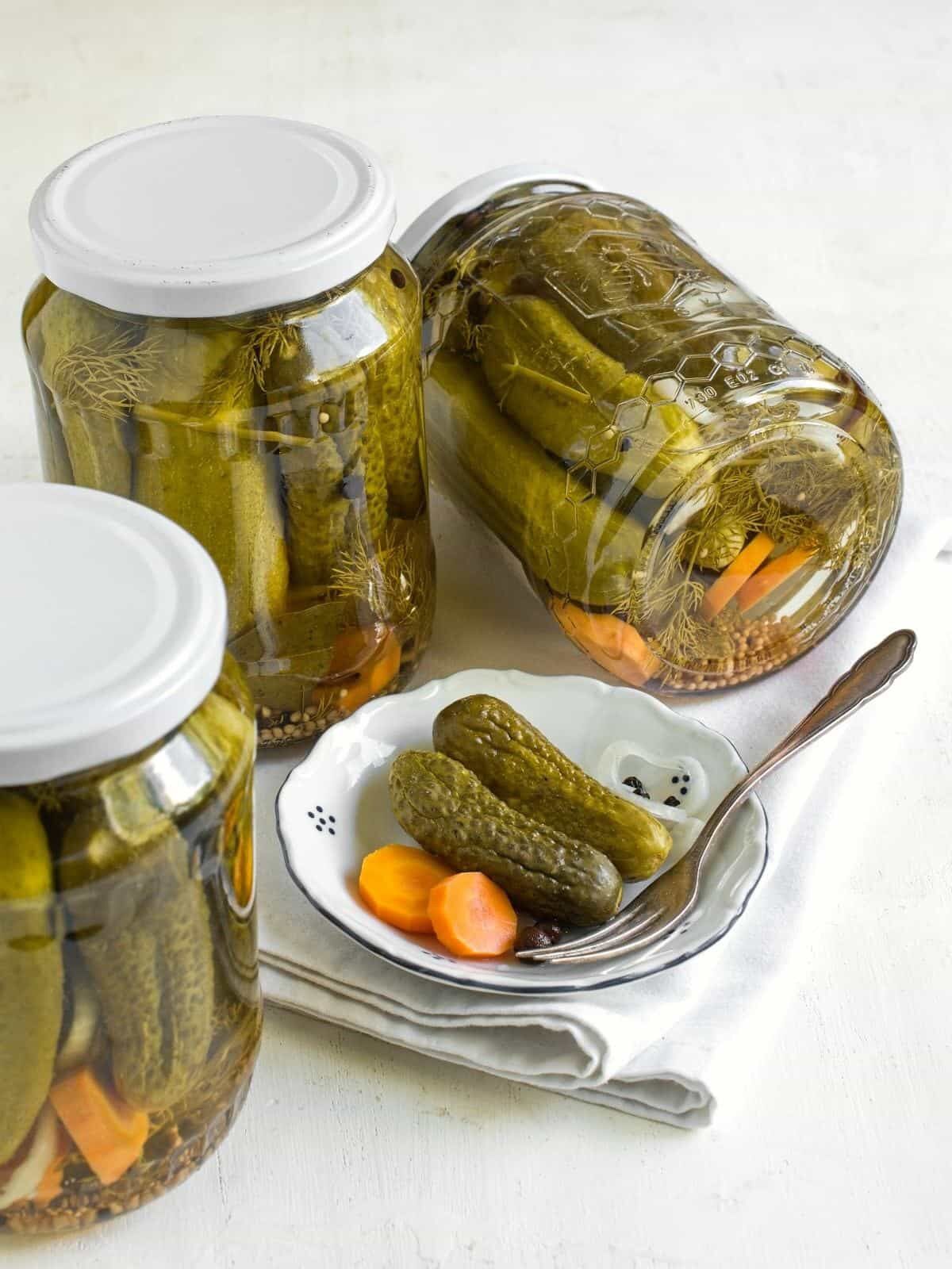 Russian salt cucumber/500g (sent at random)