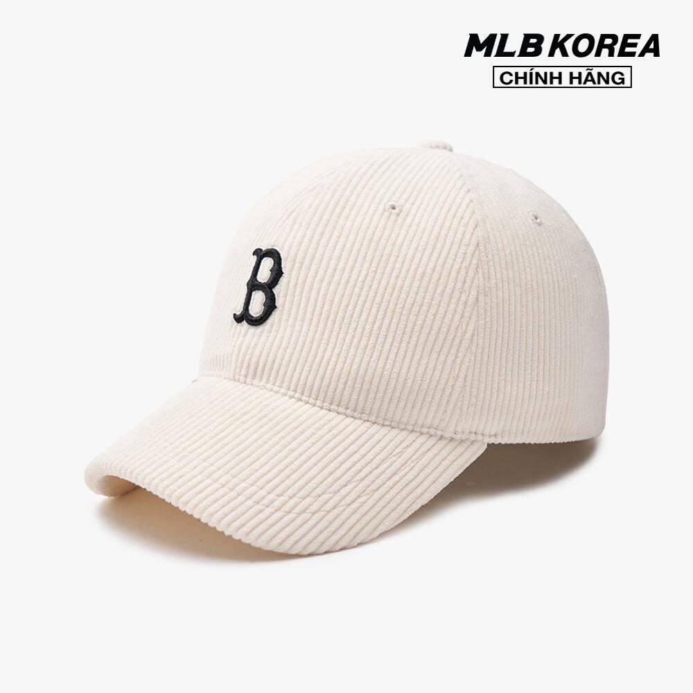 Mlb - nón bóng chày unisex corduroy unstructured 3acpwc136-43crd