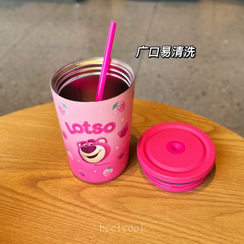 [Chính hãng Disney] Ly giữ nhiệt Gấu dâu Lotso Hot trend
