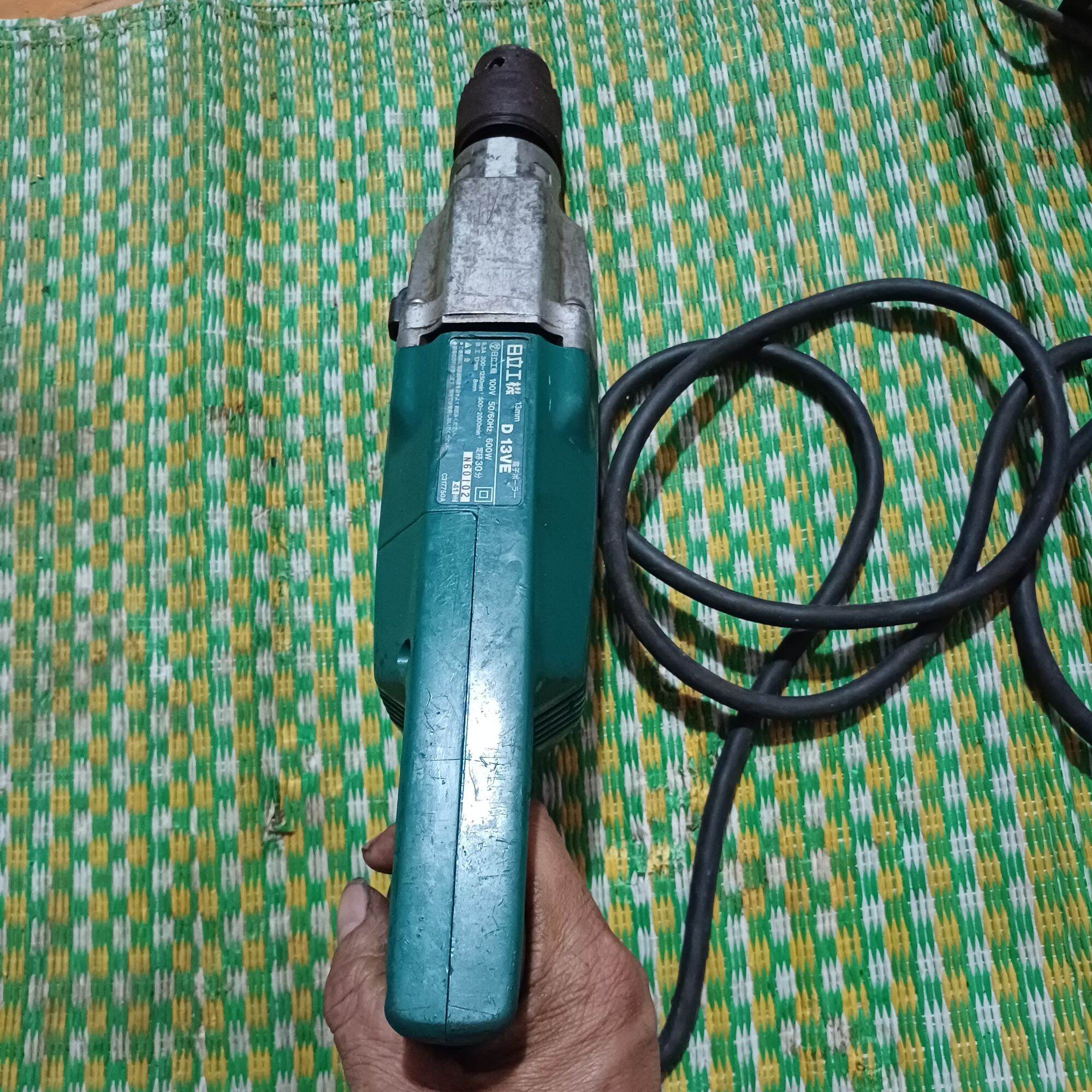 Máy khoan 2 chức năng khoan thường và khoan búa điện 100v đầu kẹp 13ly hàng nhật bãi