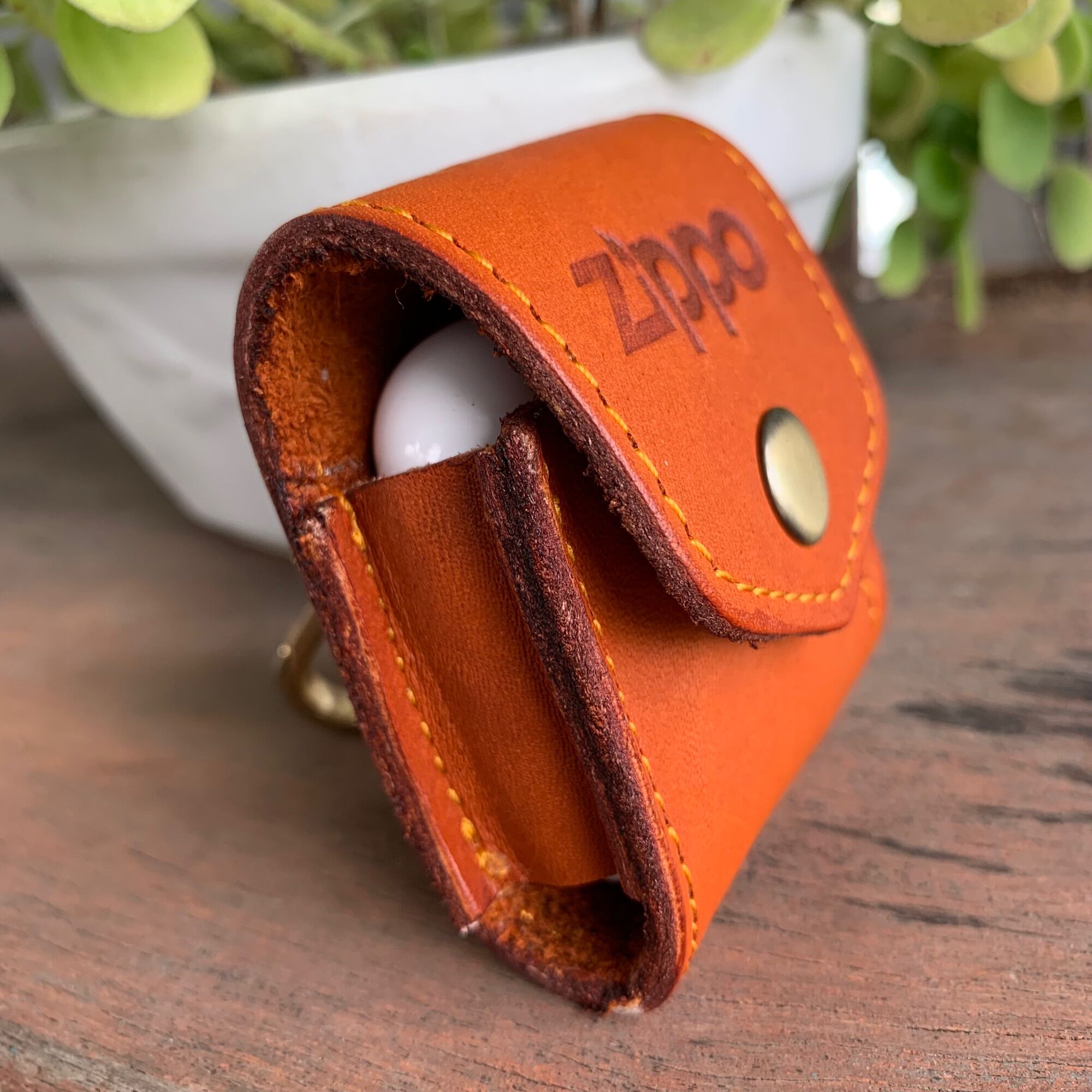 [HCM]Bao Da Bật Lửa Zippo Móc Khoá Cao Cấp | TRAN LEATHER
