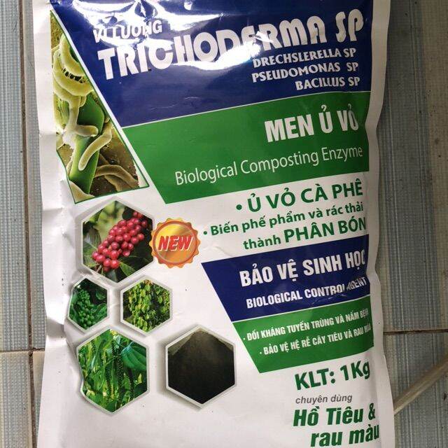 Gói 1kg nấm đối kháng trichoderma sp
