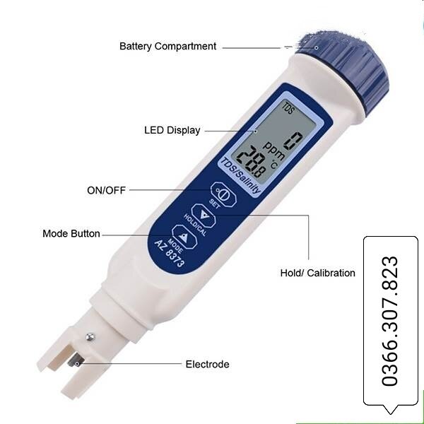 Thiết bị đo độ mặn của nước AZ-8373