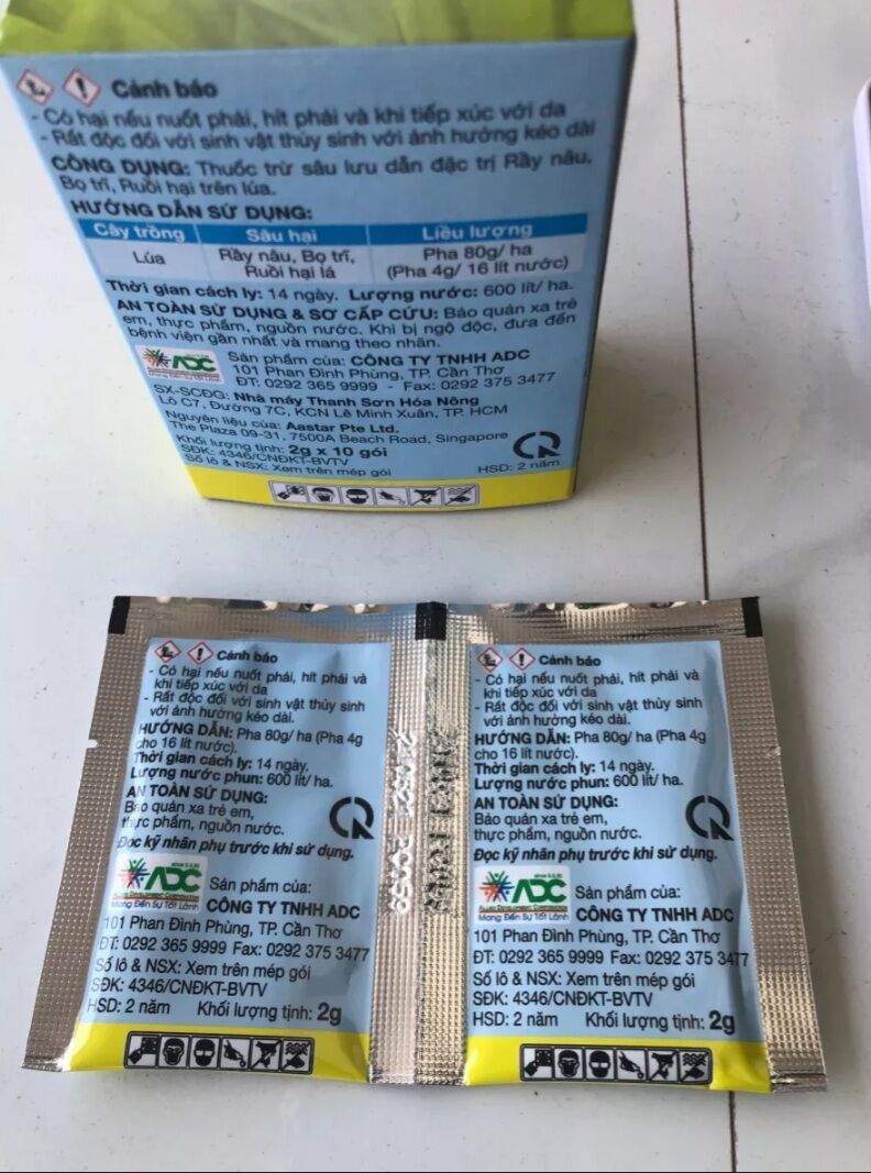 Thuốc trừ sâu kola 2gr - combo 10 gói