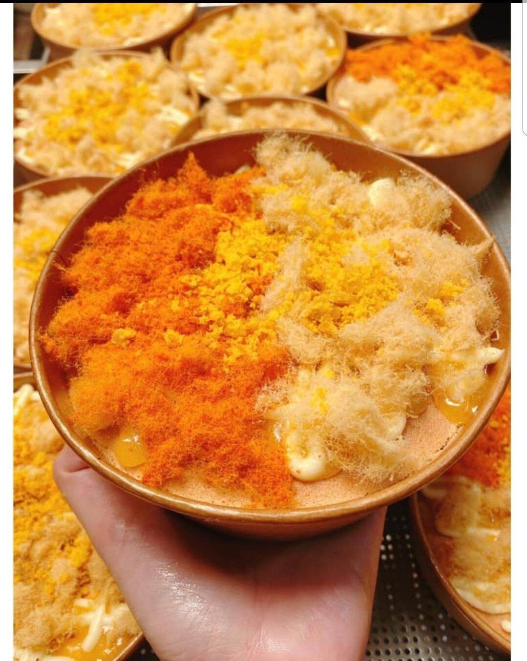 Chà bông xù làm bông lan trứng muối 0.5kg