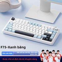 AULA | Bàn Phím Cơ Không Dây Bluetooth RGB 75 Phím