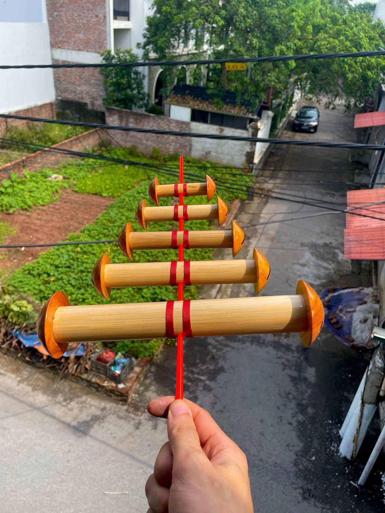 Sáo diều chuông và còi cho diều 2m