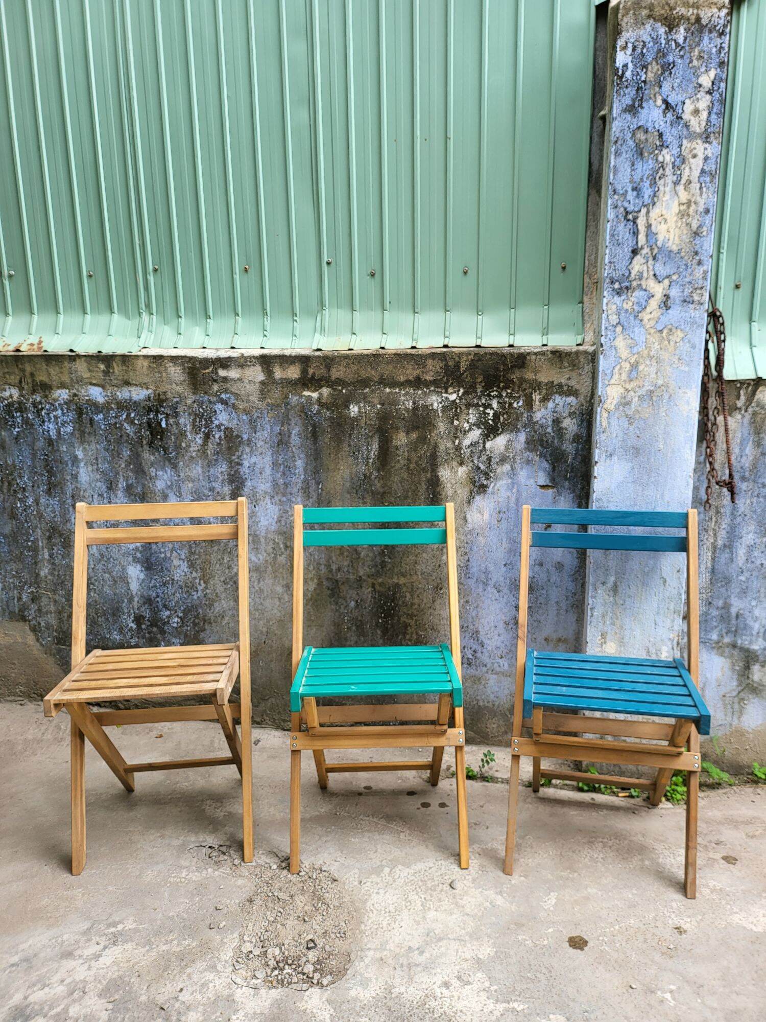 Ghế gỗ cà phê đủ màu, ghế gỗ thư giãn