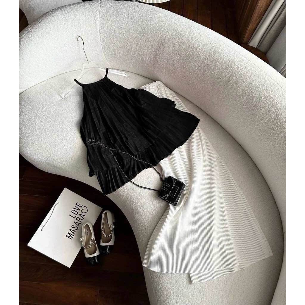 Set Yếm Xếp Ly Dạo Phố