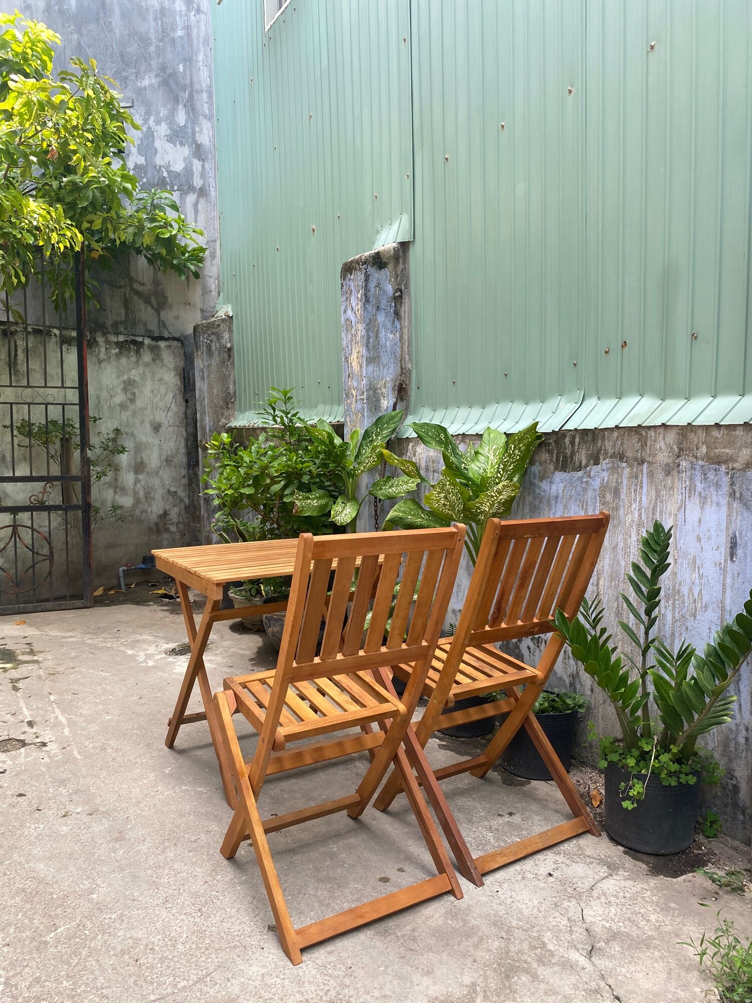 Bàn gỗ xếp gọn