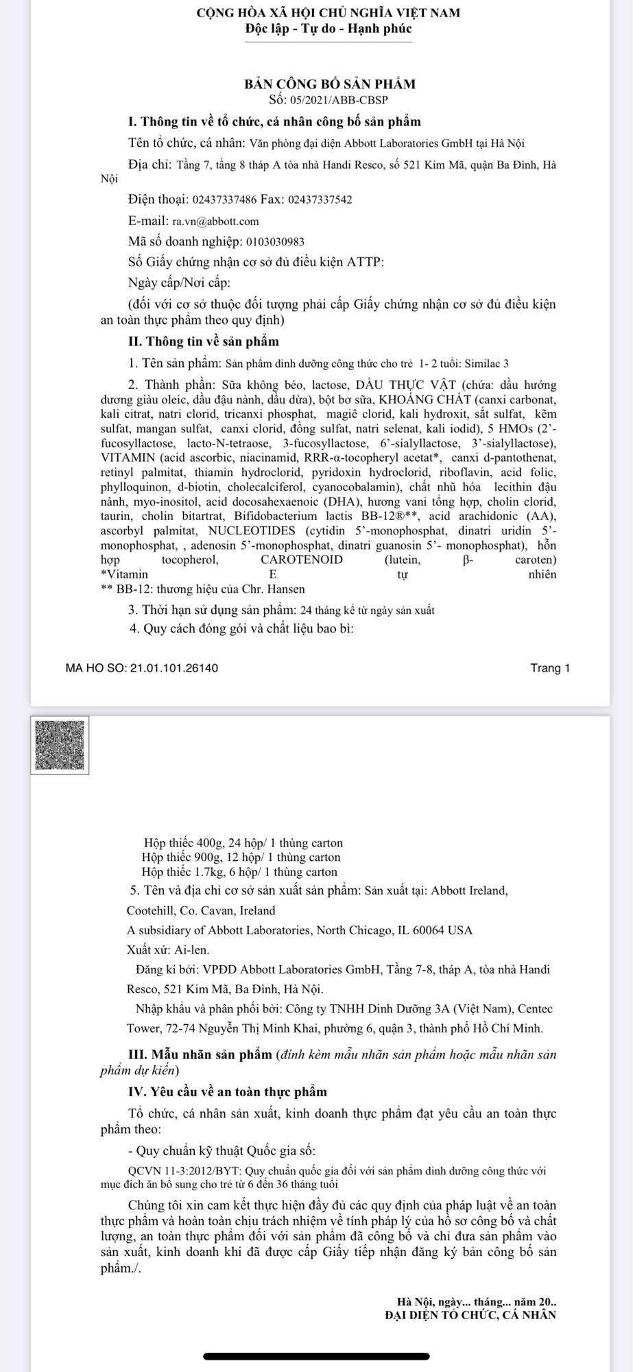 Sữa Similac IQ 0+ HMO, 900g, 0-12 Tháng Tuổi