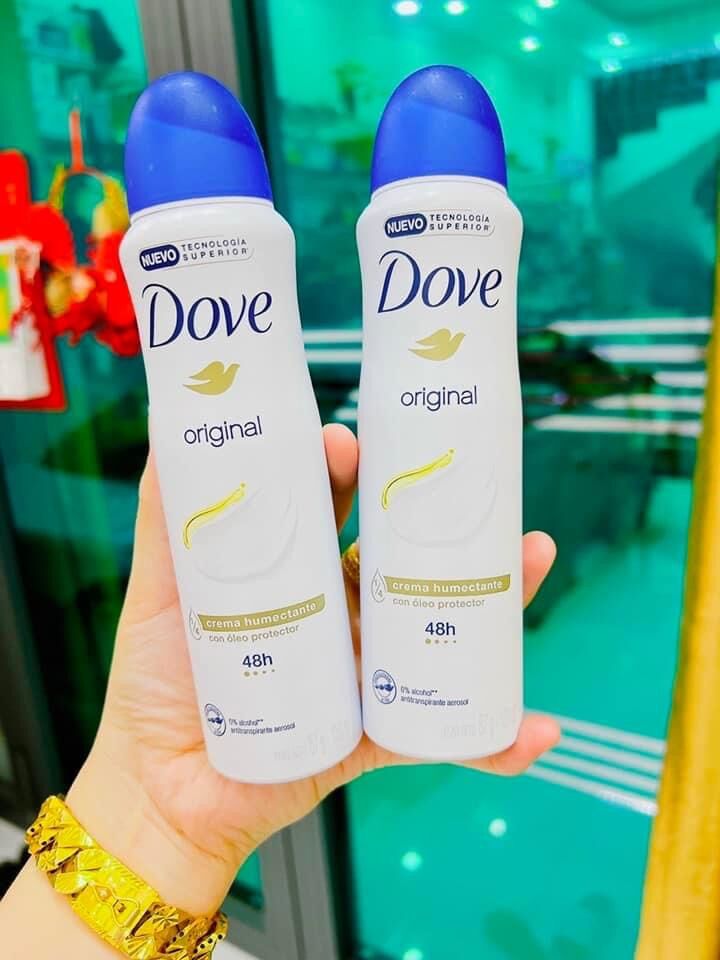 ☘️☘️🌸XỊT KHỬ MÙI DOVE (BẢN MỸ🇺🇸 150ml)🌷🌷☘️☘️