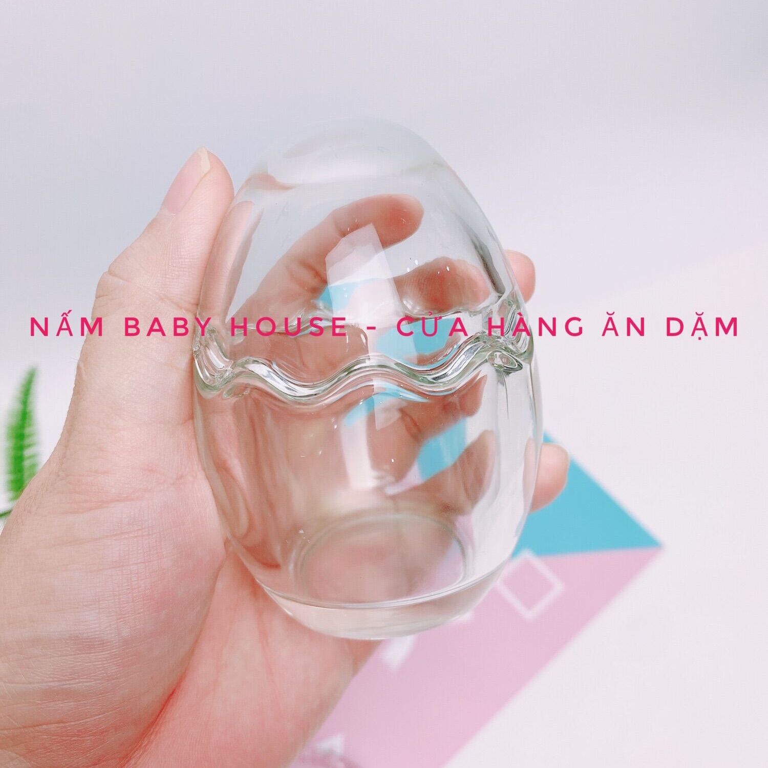 Hủ thuỷ tinh trứng làm pudding cho bé