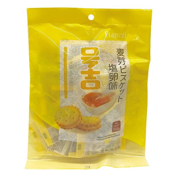 Bánh Quy Mạch Nha Trứng Muối Đài Loan Franzzi Gói 102G