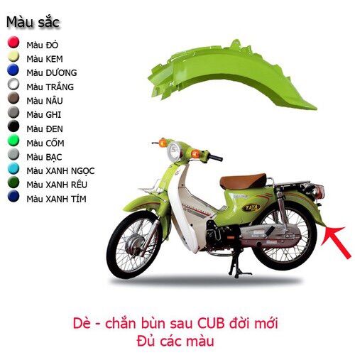 Đuôi xe cub 81 đời mới