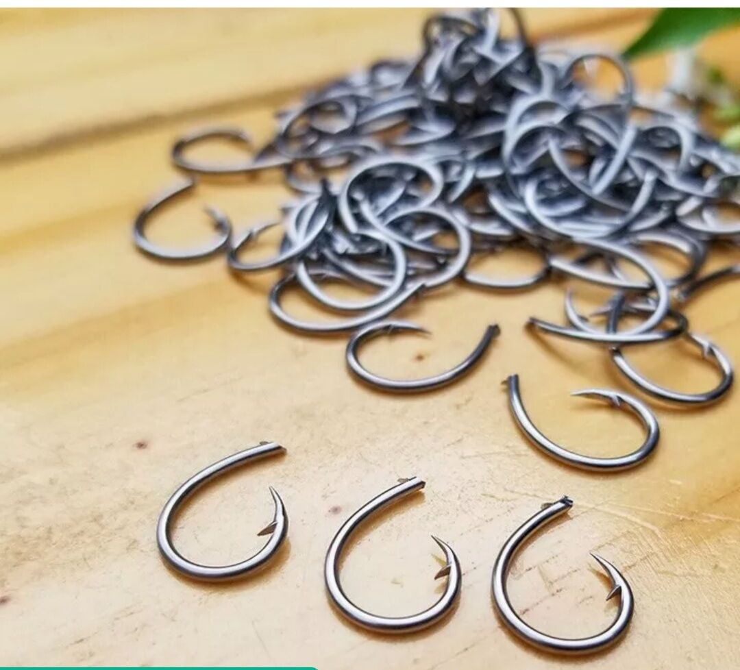 [Lưỡi Câu] Bọc 50 cái lưỡi inox cắm ếch số 6. số 7