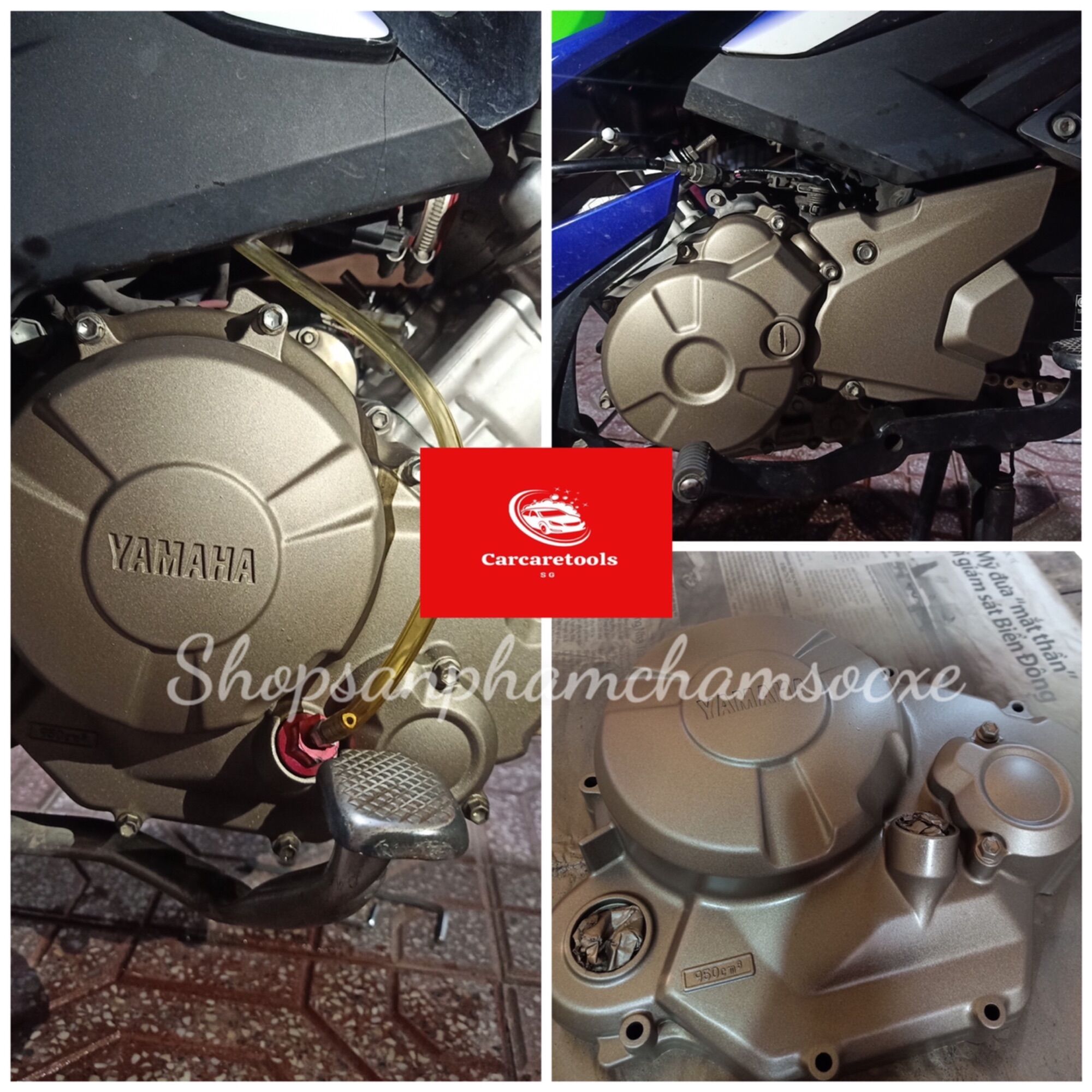 Vàng đồng lóc fz yamaha - sơn 2k mờ đóng lon 0.5kg và 1kg