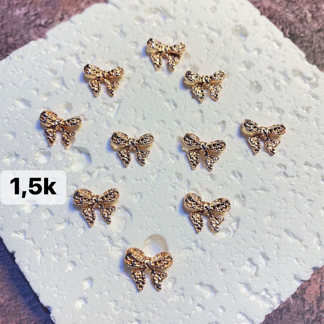 10 cái charm nơ nail giá siêu rẻ