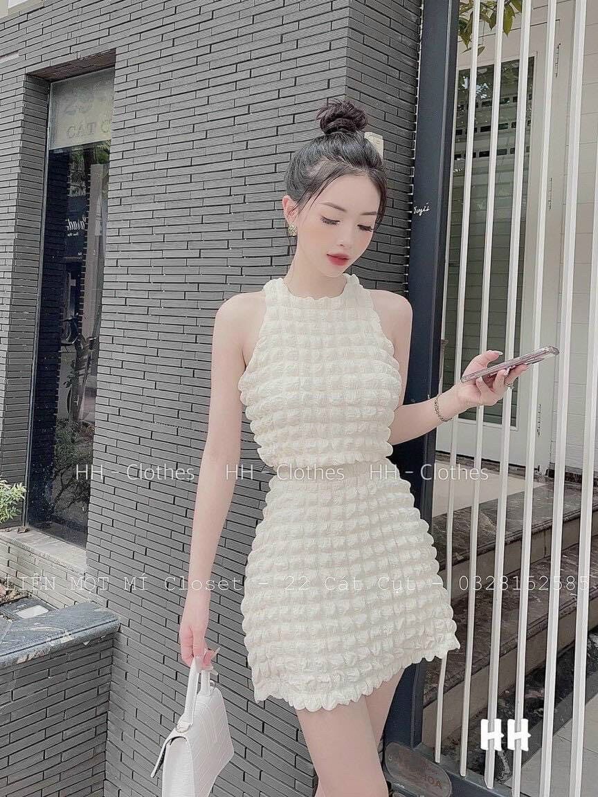 (Hcm)sét váy áo xốp  quảng châu mẫu đẹp