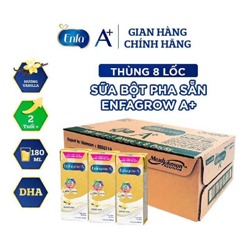 [Date 01/2023] Thùng 24 hộp sữa Enfagrow A+ 180ml