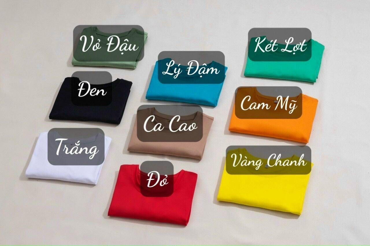 ÁO THUN COTTON 100% CỔ TRÒN CAO CẤP