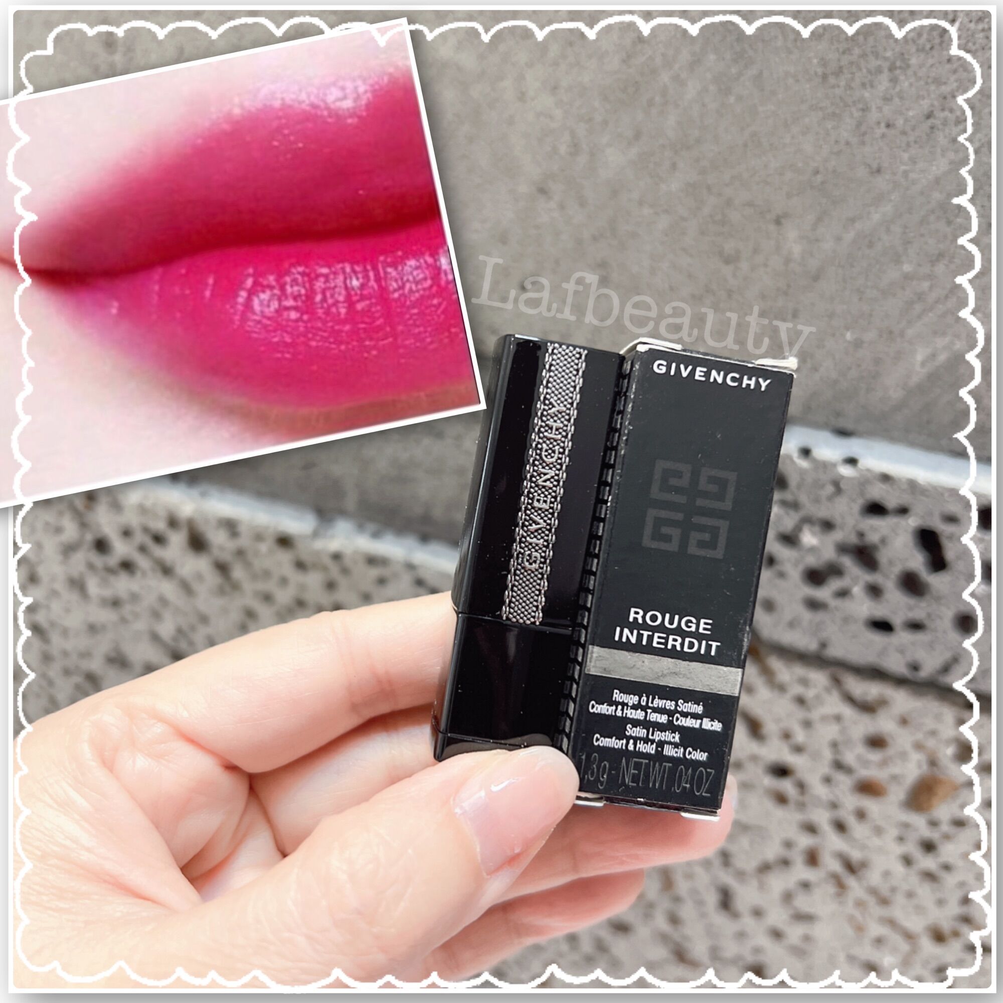 Son satin mini Givenchy mini màu 23 chuẩn Pháp Lafbeauty