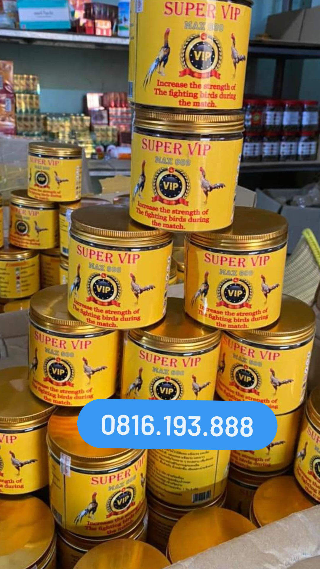 thức ăn thay mồi cho gà vip max 600